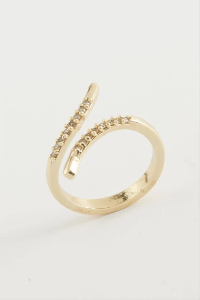 Oval Zirkon Taşlı Yüzük - Resim 2