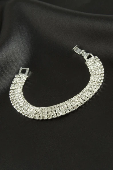 4 Sıra Taşlı Suyolu Bileklik - Resim 2