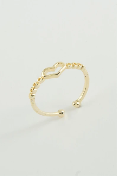 Kalp Metal Yüzük - Resim 2