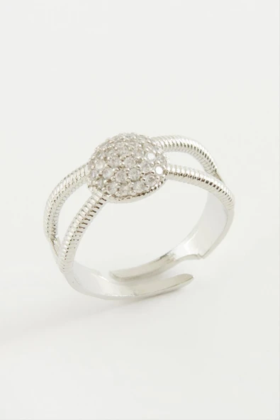 Yuvarlak Taşlı Yüzük - Resim 2