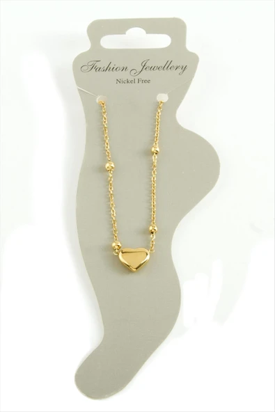 Kalp Lüks Çelik Halhal ürün görseli