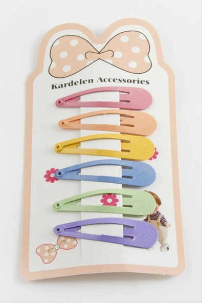 12 Adet Oval Çıtçıtlı Toka 5 cm - 2