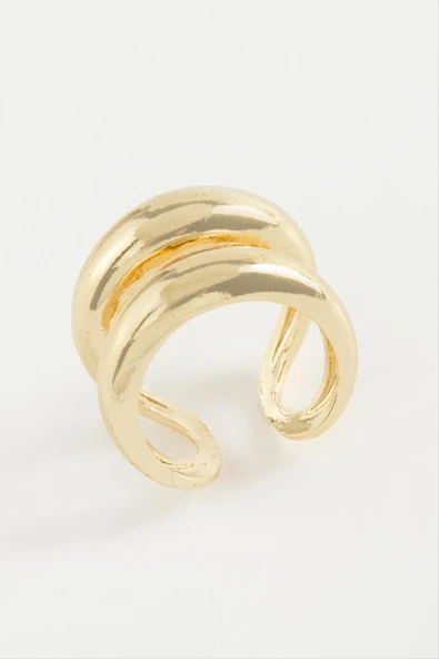 Çift Halka Metal Yüzük ürün görseli