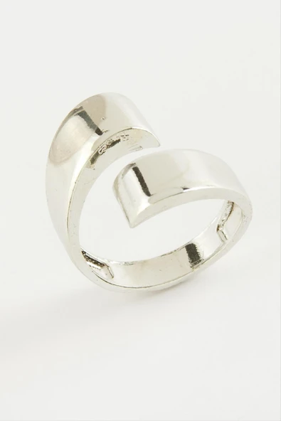 Oval Metal Yüzük - Resim 2