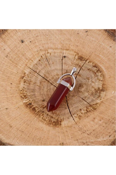 Akik Point Kolye Ucu - Resim 2