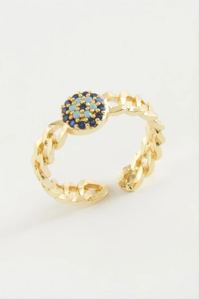 Nazar Zirkon Taşlı Yüzük ürün görseli