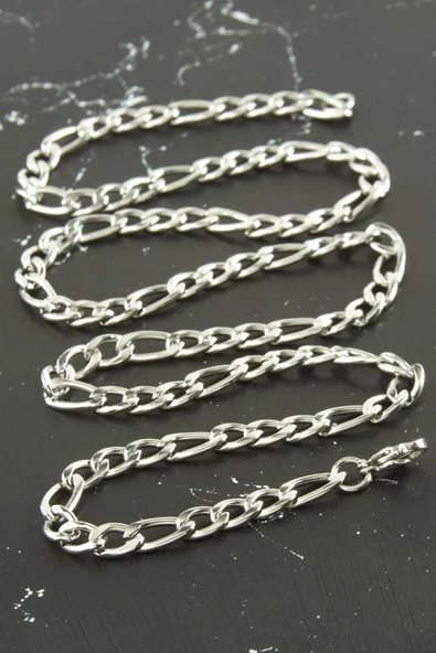 Düz Zincir Çelik Kolye 55 cm ürün görseli