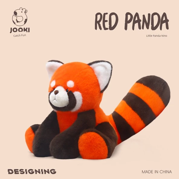 Yumuşak Panda Nino Peluş Oyuncak - Paketli - 34cm - 3