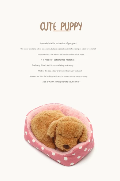 Eğlenceli Köpek Peluş Oyuncak - Masa Eşleştirme Serisi - 18.5cm - Düz Ambalaj - 9