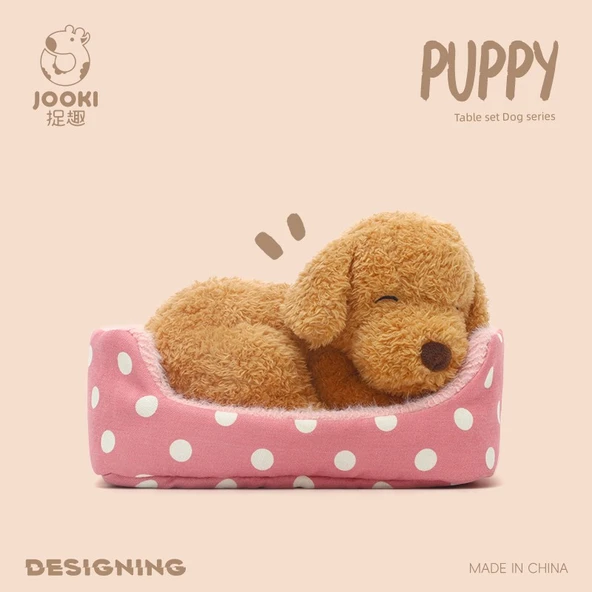 Eğlenceli Köpek Peluş Oyuncak - Masa Eşleştirme Serisi - 18.5cm - Düz Ambalaj - 4