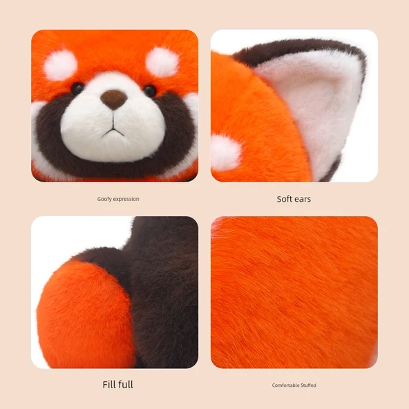 Yumuşak Panda Nino Peluş Oyuncak - Paketli - 34cm - 5