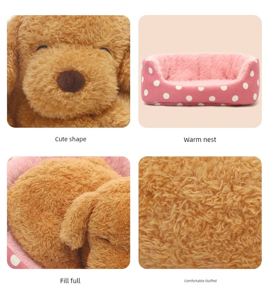 Eğlenceli Köpek Peluş Oyuncak - Masa Eşleştirme Serisi - 18.5cm - Düz Ambalaj - 12