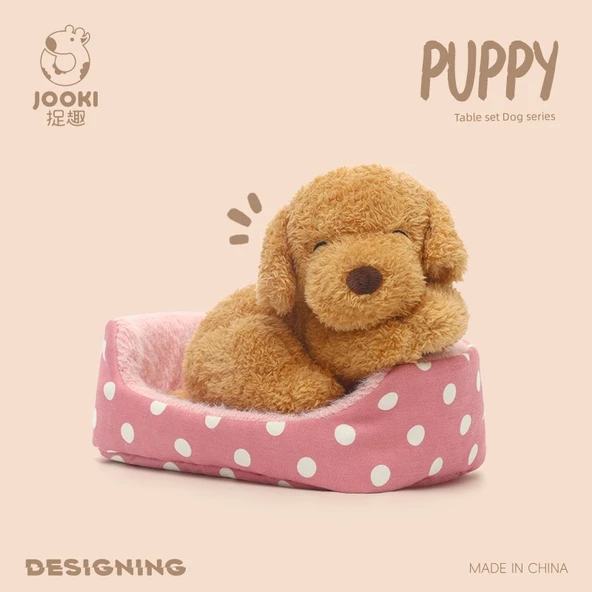Eğlenceli Köpek Peluş Oyuncak - Masa Eşleştirme Serisi - 18.5cm - Düz Ambalaj