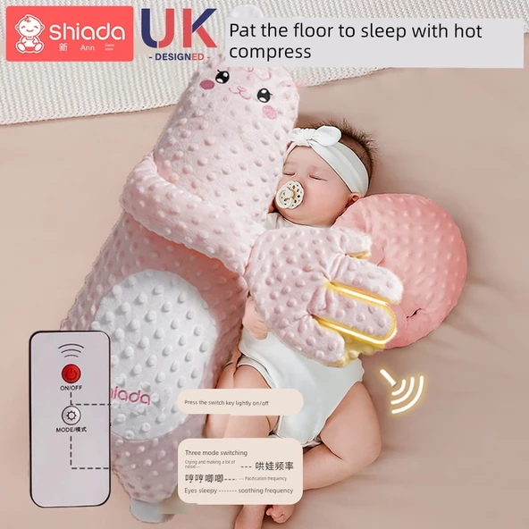 Bebek Uyku Rahatlatıcı Oyuncak - Mavi Fil Ninni Uzaktan Kumanda ile - Resim 3