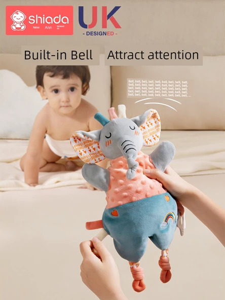 Bebek Rahatlatıcı Havlu Kuklası - Tavşan Feifei - Yumuşak - 3