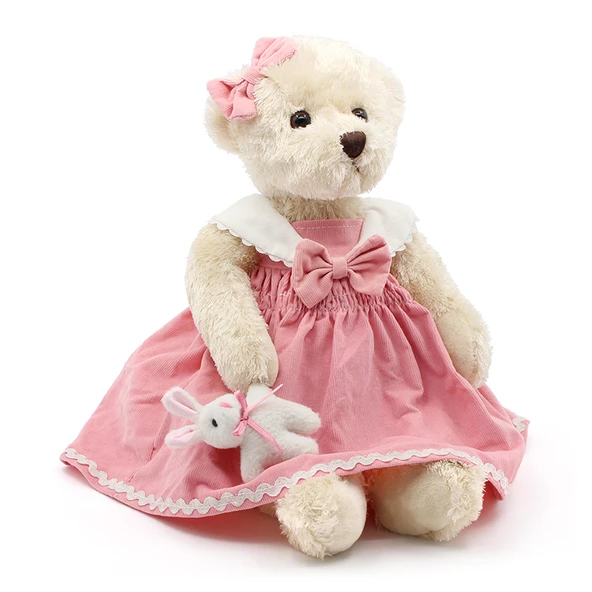 Elbise Peluş Bebek - Kadın Nautica Tarzı - 40cm