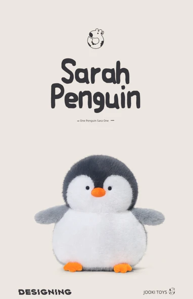 Penguen Sarah Peluş Oyuncak - 30cm - Paketli - 7