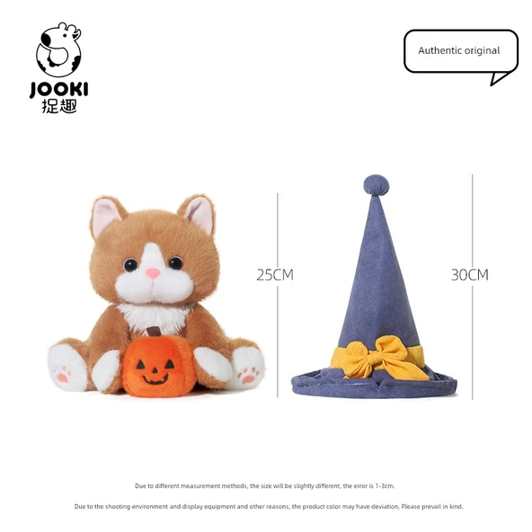 Büyücü Kedi Peluş Oyuncak Bebek - Paketli - 55cm - 6