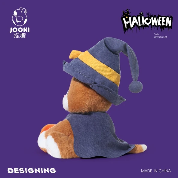 Büyücü Kedi Peluş Oyuncak Bebek - Sıradan - 55cm - 4
