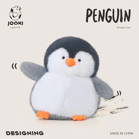Penguen Sarah Peluş Oyuncak - 30cm - Paketli - 2