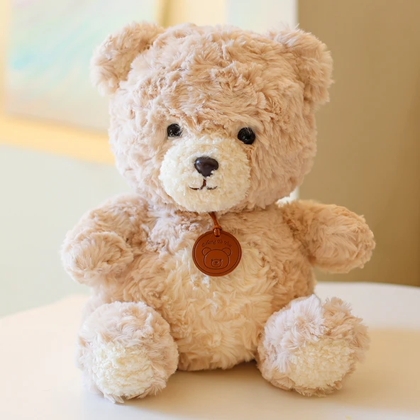 Doodle Ayıcık Peluş - Süt Beyazı 35cm