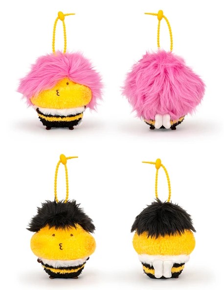 Küçük Arı Bal Peluş Kolye - Mat Öldür - 6