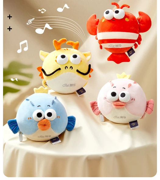 Müzikli Peluş Balık Oyuncak - Clamp Way Boundless - Tırmanmayı Öğren - Konuşmayı Öğren - 48 Müzik - USB Şarjlı - 9