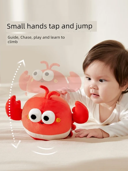 Müzikli Peluş Balık Oyuncak - Clamp Way Boundless - Tırmanmayı Öğren - Konuşmayı Öğren - 48 Müzik - USB Şarjlı - 6
