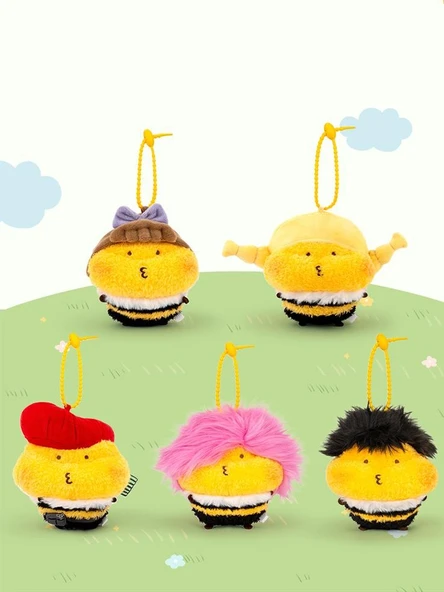 Küçük Arı Bal Peluş Kolye - Mat Öldür - 2