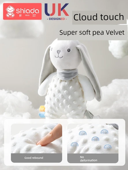 Bebek Rahatlatıcı Havlu Peluş Kukla Dişlik Oyuncak - Amiral Gemisi Süper Büyük Genişletilmiş Küçük Ejderha (Süper Yumuşak Bezelye Kadifesi ile Rahatlatıcı Uyku) - 4