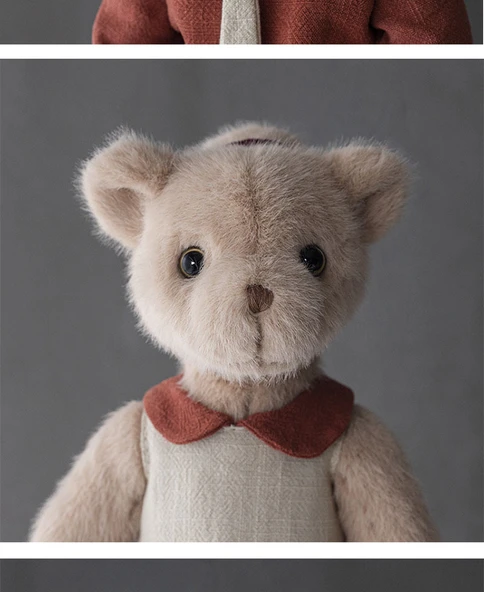 Dabron Ayı Peluş Oyuncak Bebek - Elbise Takımı [Kadın] - 35cm - 11