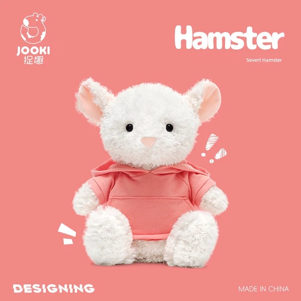 Sevimli Hamster Peluş Oyuncak - Catch Fun Beam Paket - 33cm - 2