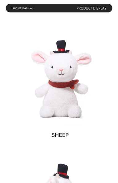 Kutlama Serisi Xiao Mao Peluş Oyuncak 28cm - Karikatür Çanta - 12