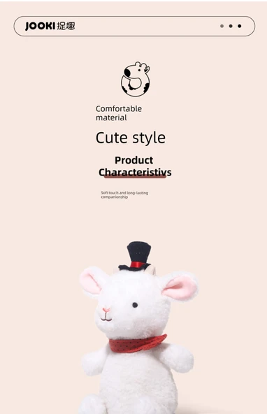 Kutlama Serisi Xiao Mao Peluş Oyuncak 28cm - Karikatür Çanta - 9