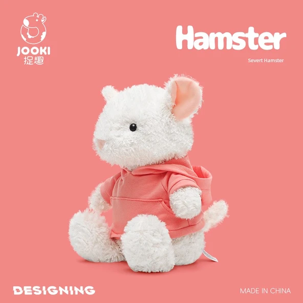 Sevimli Hamster Peluş Oyuncak - Catch Fun Beam Paket - 33cm - 3