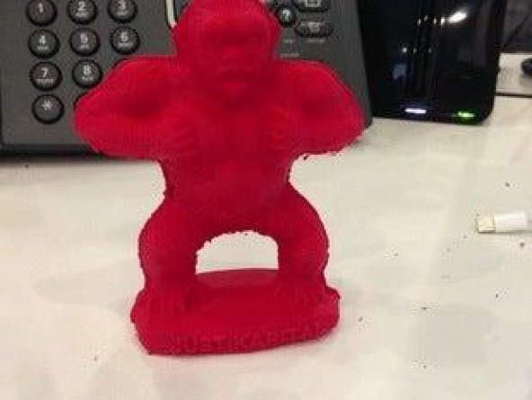 Jeff Koons Gorilla Dekoratif Biblo Organik Plastikten Oyuncak - 1