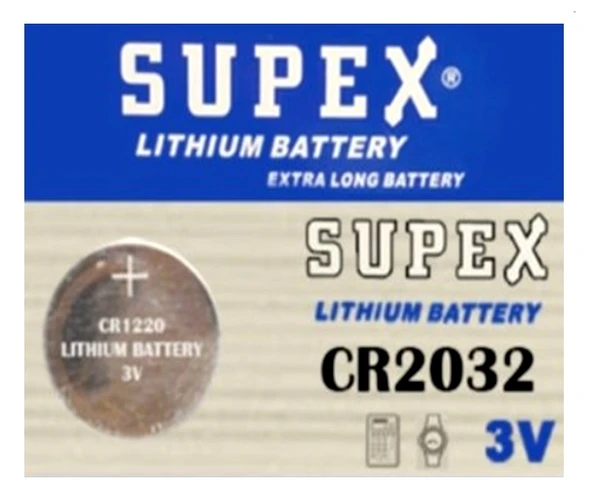 Supex Para Pil 3v Cr 2032 - 4 adet