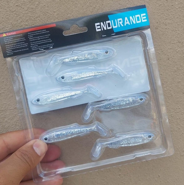 NaniwaOsakaShi Endurande Shad 70mm Silikon Yem - 9