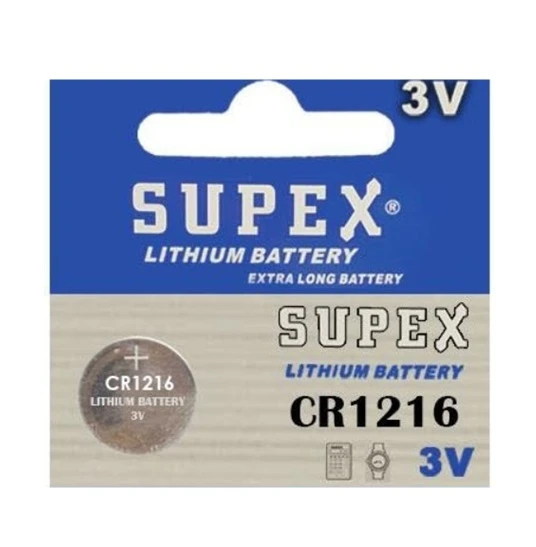 Supex Para Pil Cr 1216 - 1 adet
