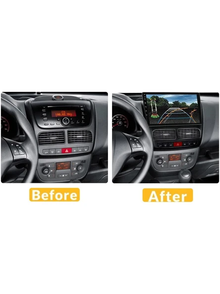 FİAT DOBLO (2010-2015)-9''ANDROİD GERÇEK 2+32 GB / 4 ÇEKİRDEK 1.6Ghz / WIFI 5.0Ghz / BT 5.4-KABLOSUZ CARPLAY-AHD HD GERİ GÖRÜŞ KAMERA HEDİYE - Resim 5