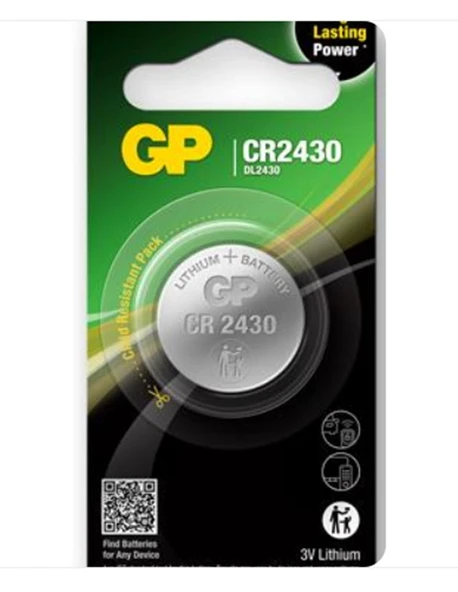 Gp Para Pil Cr-2430-U1 3V - 1 adet