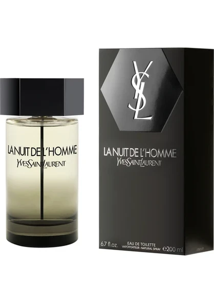 Yves Saint Laurent La Nuit De L'homme Edt 200mL Erkek Parfümü ürün görseli 1
