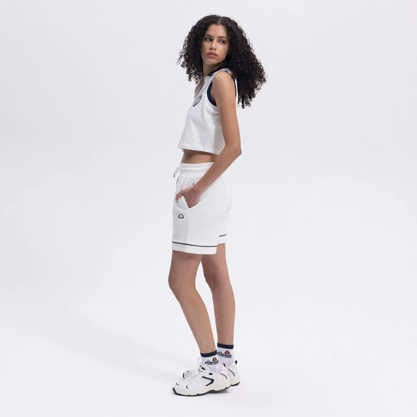 Ellesse Kadın Kırık Beyaz Pamuklu Polo Yaka Tişört – EF401-OF - 2