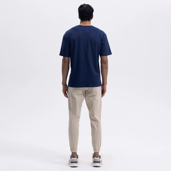 Ellesse Erkek Lacivert Oversize Pamuklu Tişört – EM376-NV - 4