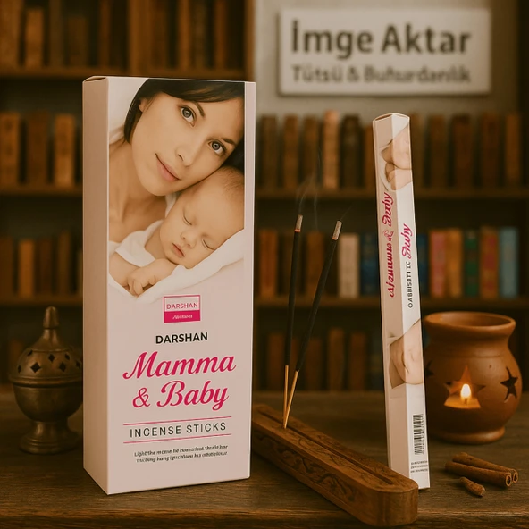 Darshan İncense Mamma&Baby 20'li Çubuk Tütsü 