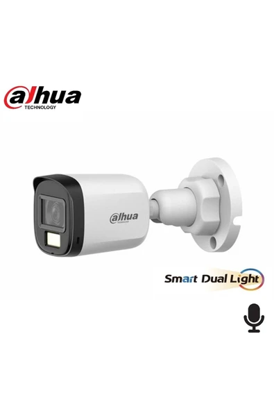 Hac-b1a21p-u-ıl-a 2mp 3.6mm Akıllı Dual Light Bullet Kamera(SESLİ) ürün görseli 1