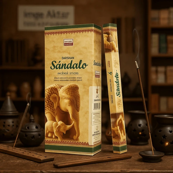 Darshan Incense Sandalo 20'li Çubuk Tütsü 