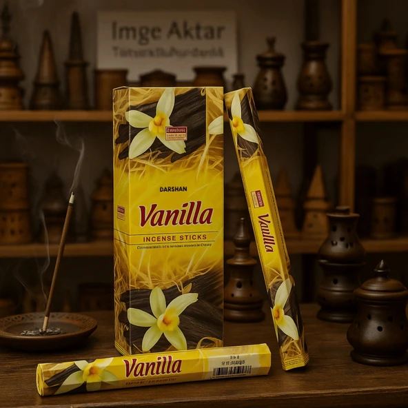 Darshan Incense Vanilla 20'li Çubuk Tütsü 