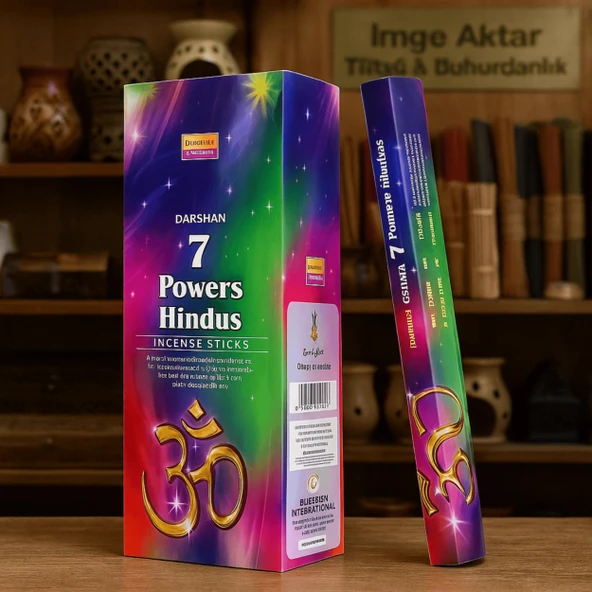 Darshan Incense 7 Powers Hindus 20'li Çubuk Tütsü ürün görseli
