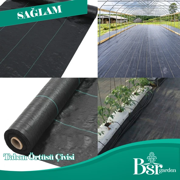 50 ADET TABAN ÖRTÜSÜ ÇİVİSİ 15 CM TIRNAKLI SERA TABAN ÖRTÜSÜ KAZIĞI SERT PLASTİK BSR GARDEN - 4
